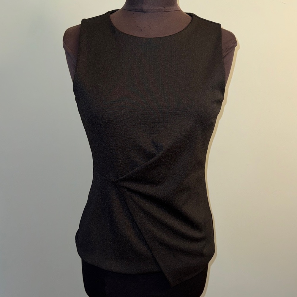 WHBM Black Sleeveless Tank Top